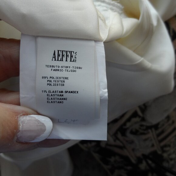 Moschino CheapandChic Ivory/Light Blue City Skyline Print A Line Dress Size 6 - Picture 15 of 16